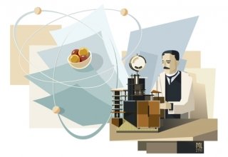 Rutherford nel suo laboratorio