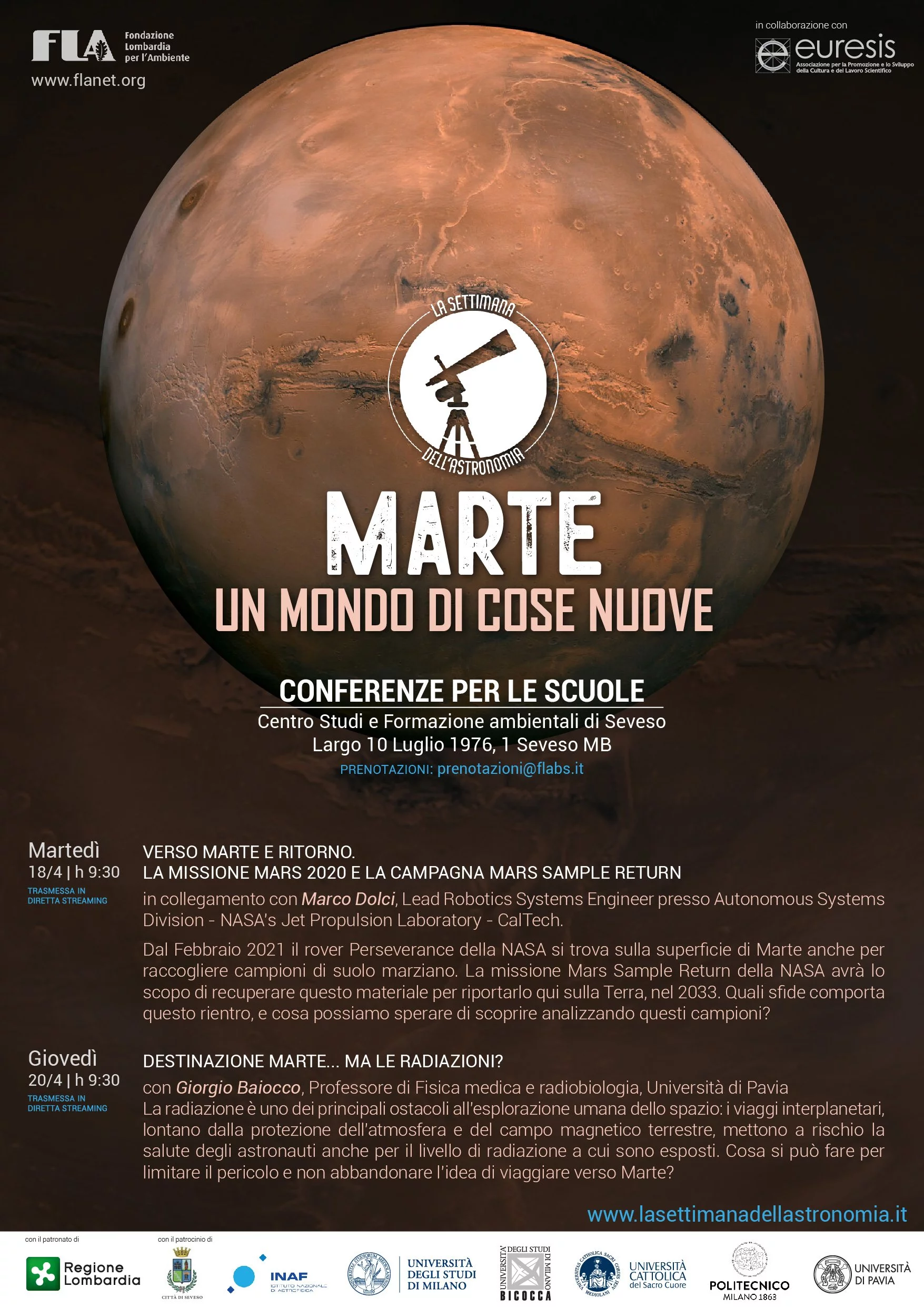 17-22/04/2023 – Mostra – Marte, un mondo di cose nuove | Euresis, image size:1755x2481